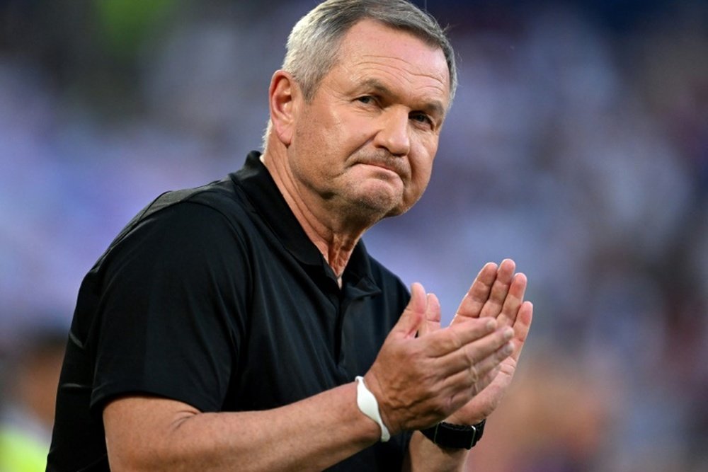 Slovenia coach Matjaz Kek said his team had luck on their side. AFP