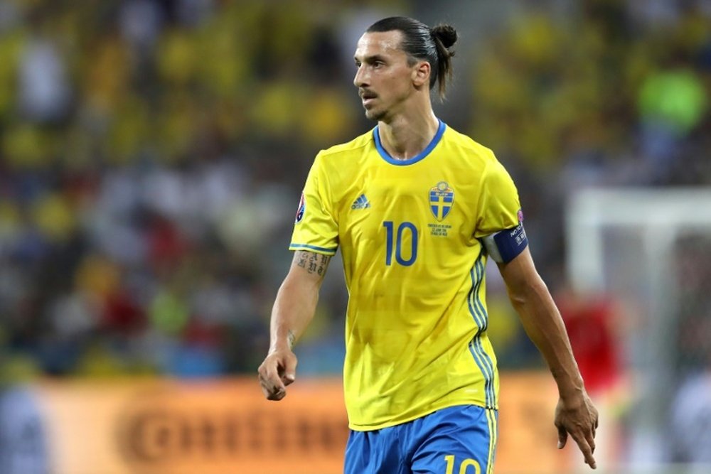 Ibrahmivoc has hinted at a return to the Sweden side. AFP