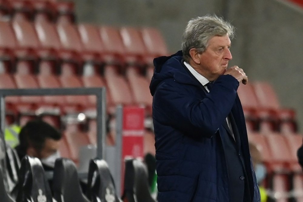 Roy Hodgson will leave Crystal Palace after four years in charge. AFP