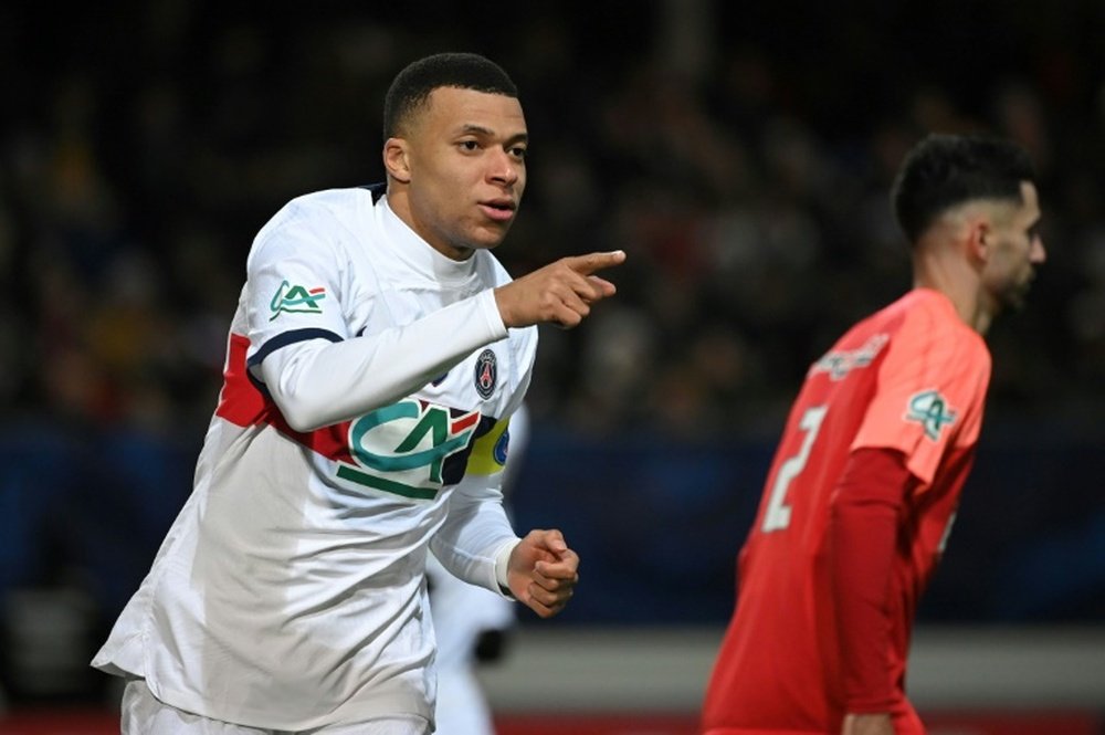 Al-Khelaifi said that he wants Kylian Mbappe to stay in Paris. AFP