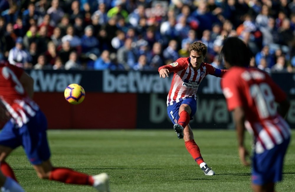 Griezmann opened the scoring with a fine goal. AFP