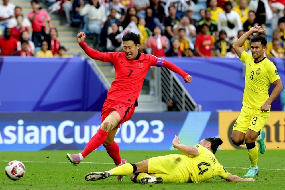 Son Heung-min's South Korea were held 3-3. AFP