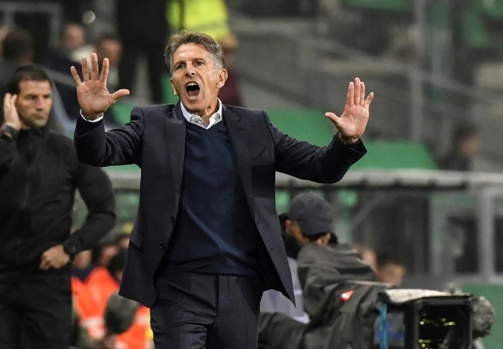 Puel enters Lyon's den for derby under serious pressure