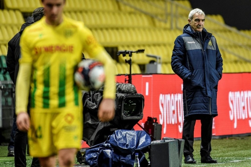 Nantes have dismissed coach Raymond Domenech. AFP