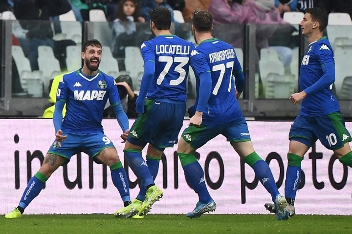 Sassuolo claim first Serie A win over Roma