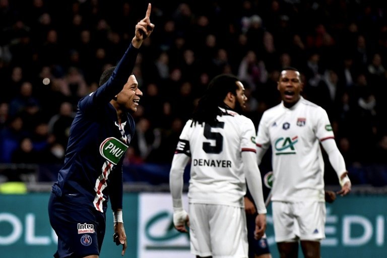Mbappe treble fires PSG into French Cup final