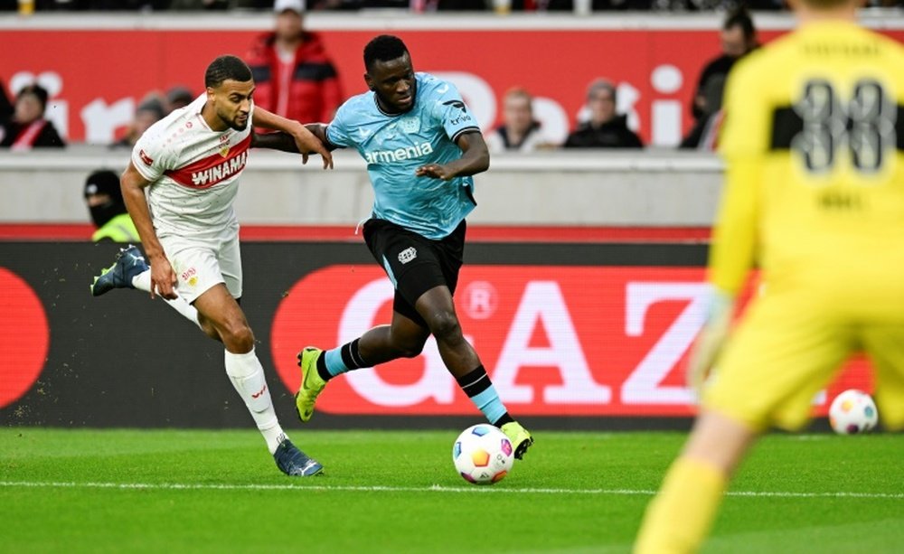 Leverkusen go four points clear of Bayern Munich at the top of the Bundesliga. AFP