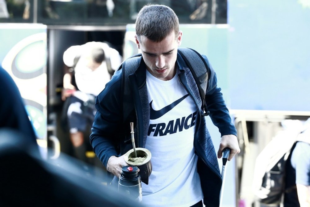 Griezmann has an affinity for Uruguay. AFP