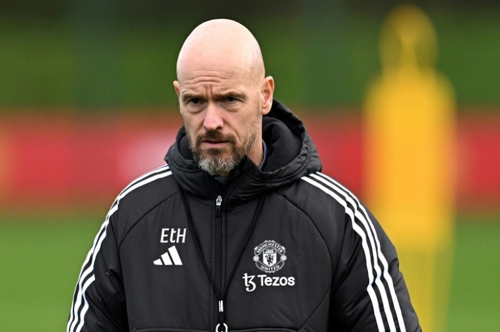 Ten Hag confirmed that Onana and Shaw are available to face Everton. AFP