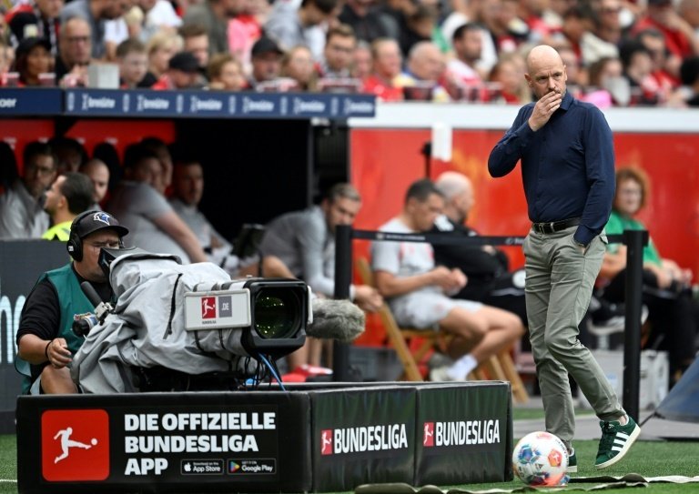 Bayer Leverkusen let a one-goal lead slip to lose 2-1 at home to Hoffenheim in new coach Erik Ten Hag's Bundesliga debut on Saturday.