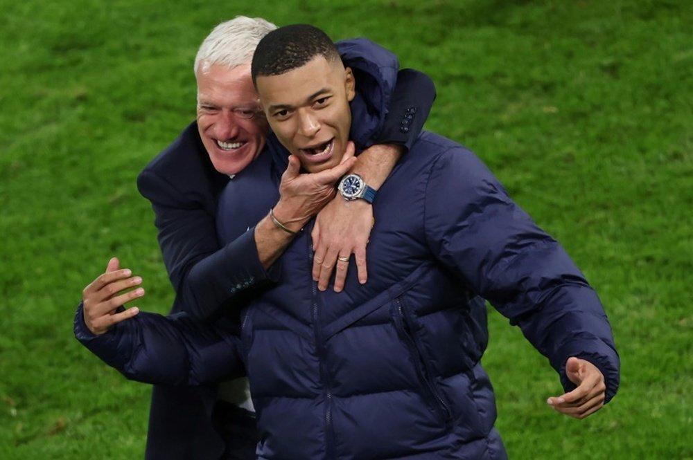 Deschamps backed out-of-form captain Mbappe to show up in Tuesday's Euro 2024 semi-final clash. AFP