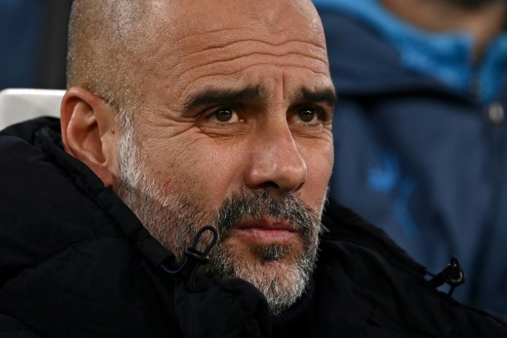 Man City boss Pep Guardiola has suffered nine defeats in the last 13 games. AFP