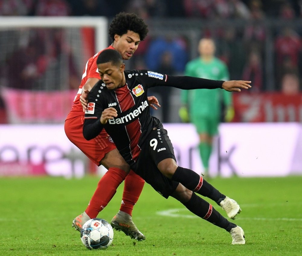 Bailey got a double for Leverkusen to down Bayern Munich at the Allianz Arena. AFP