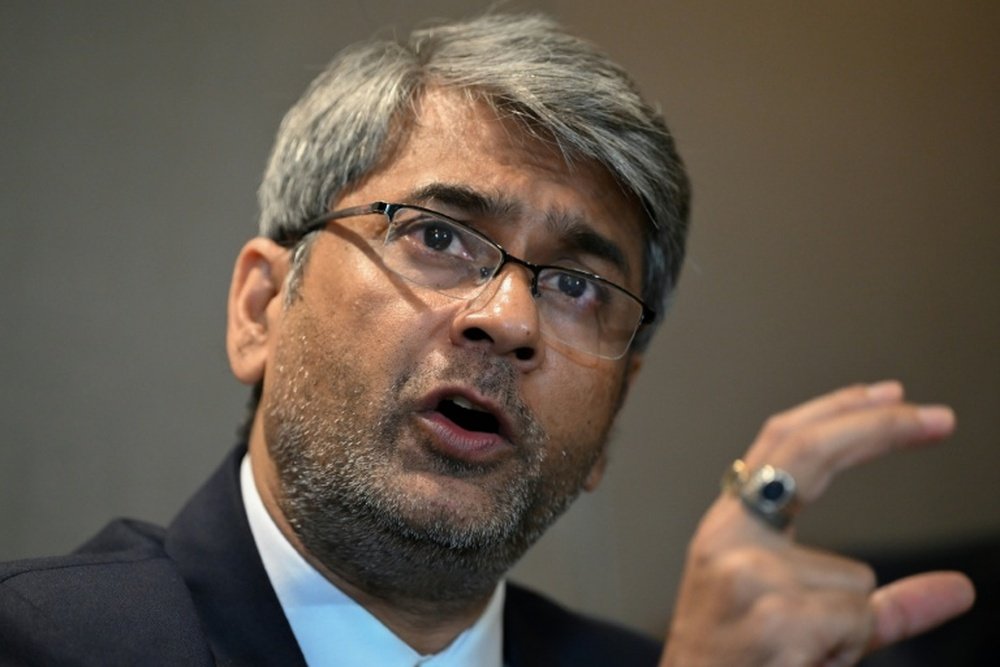 India could be banned from world football for the second time. AFP