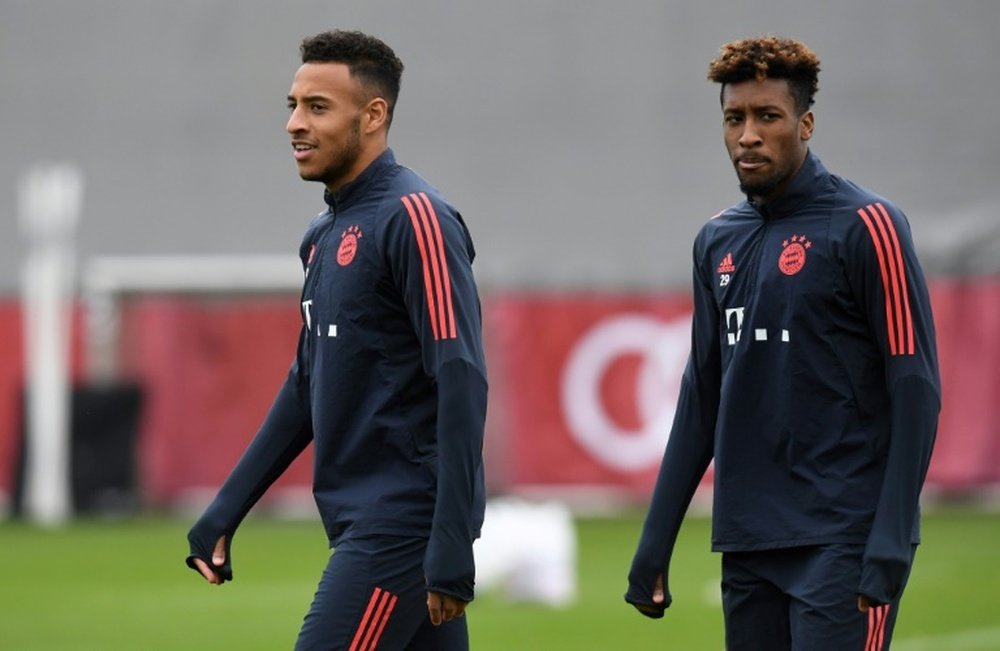 Bayern without Tolisso, Coman for Leipzig showdown. AFP