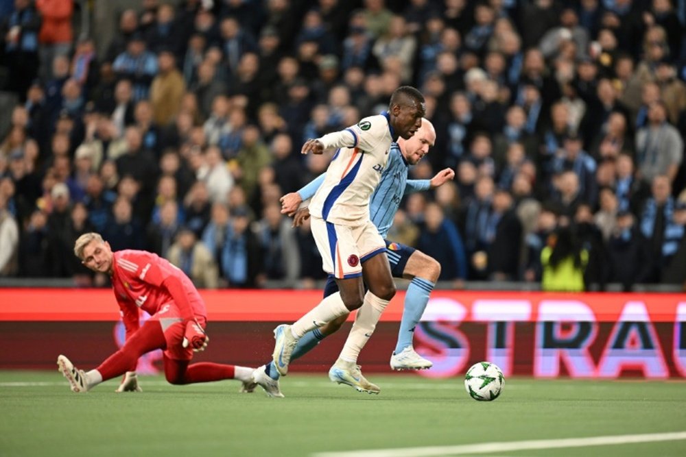 Sancho and Madueke put Chelsea in control before Jackson grabbed a brace. AFP