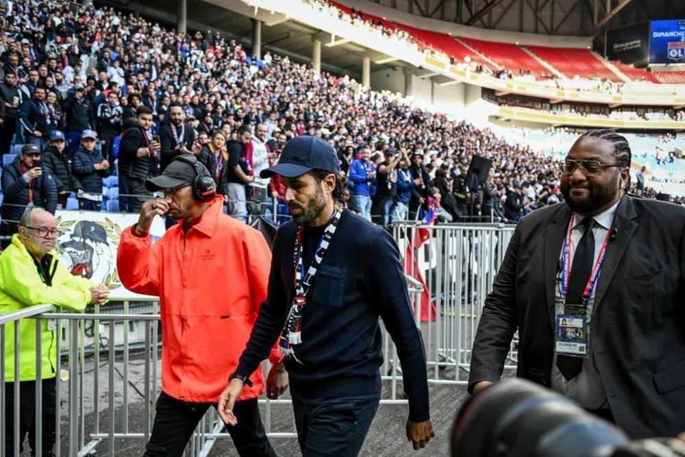 Olympique Lyon will face Lens on Saturday. AFP