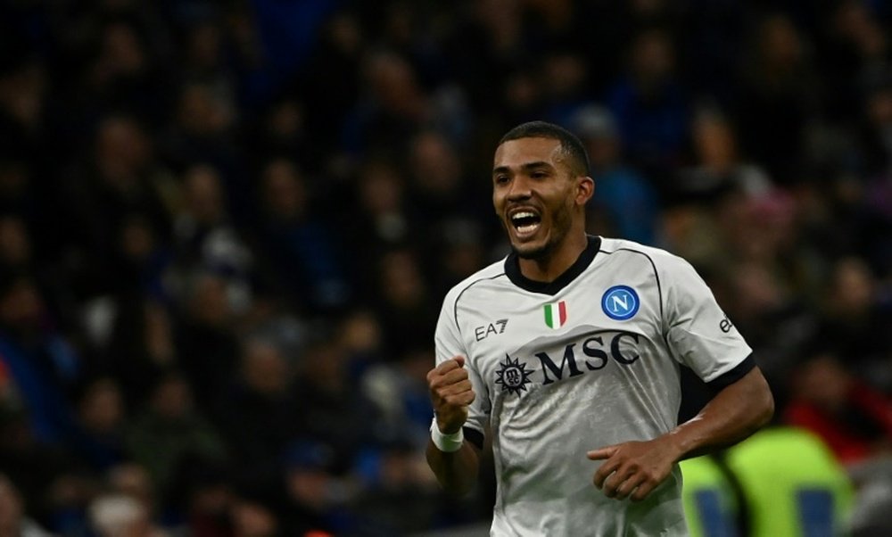 Juan Jesus nodded home Napoli's leveller. AFP