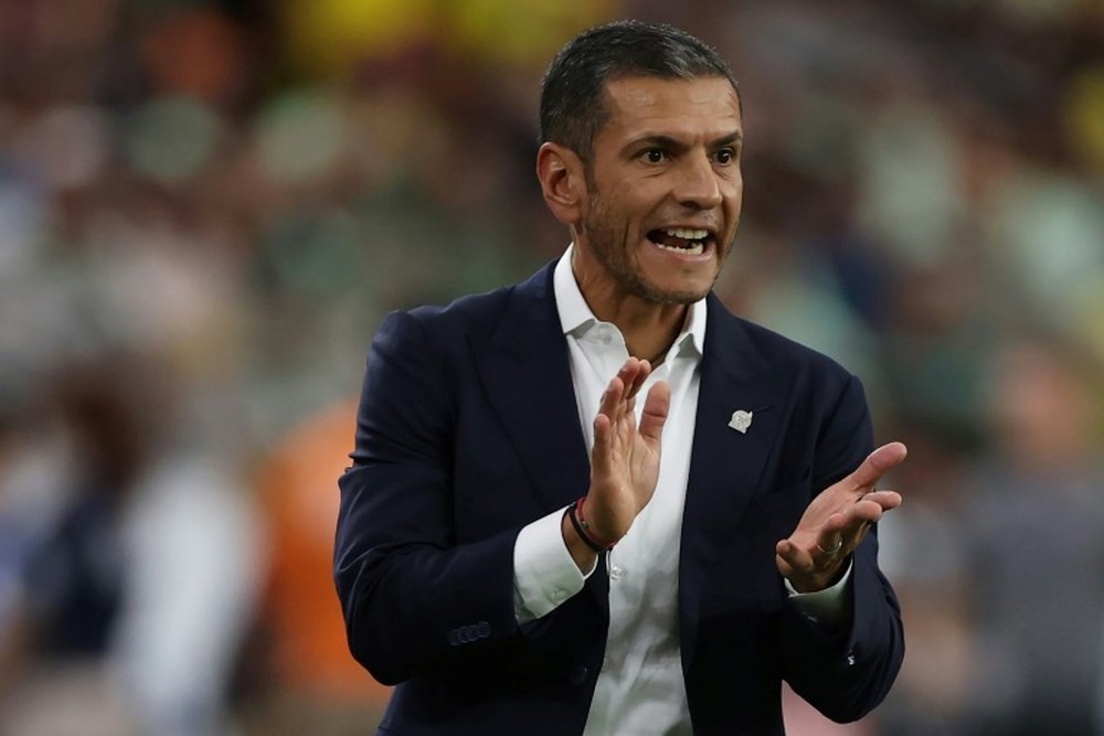 Lozano was named Mexico's interim head coach in June 2023. AFP