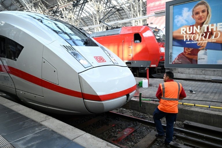 Germany's train network has been increasingly beset by problems. AFP