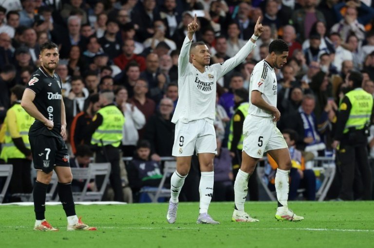 Mbappe double helps Real Madrid make Leganes comeback