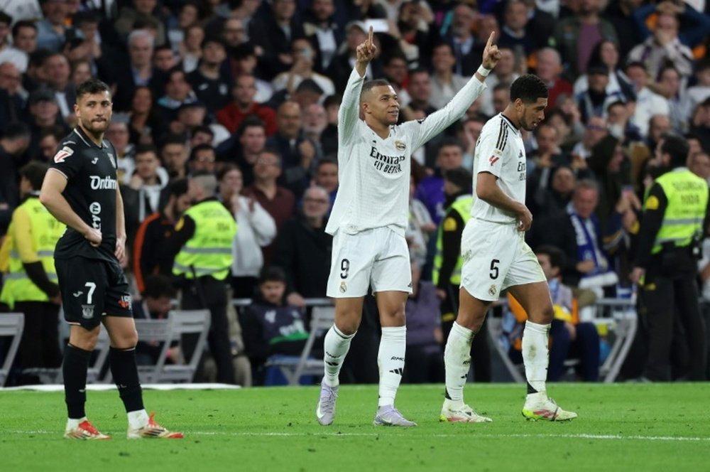 Mbappe's brace took him to 33 goals for the season. AFP