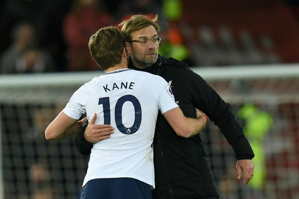 Liverpool manager Jurgen Klopp believes too much physical demand is being placed Kane. AFP