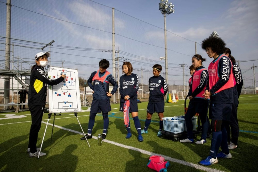 Women's football is coming to Japan. AFP