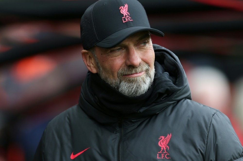 Klopp is hoping his side can salvage a top-four finish in the Premier League. AFP