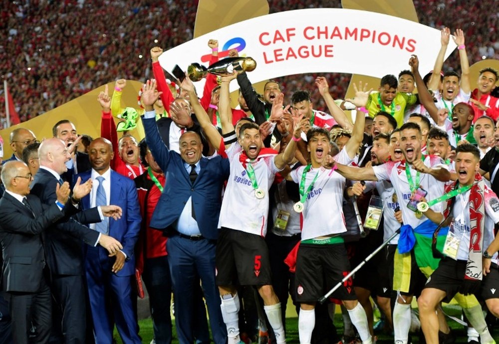 El Moutaraji, héros du Wydad Casablanca. AFP