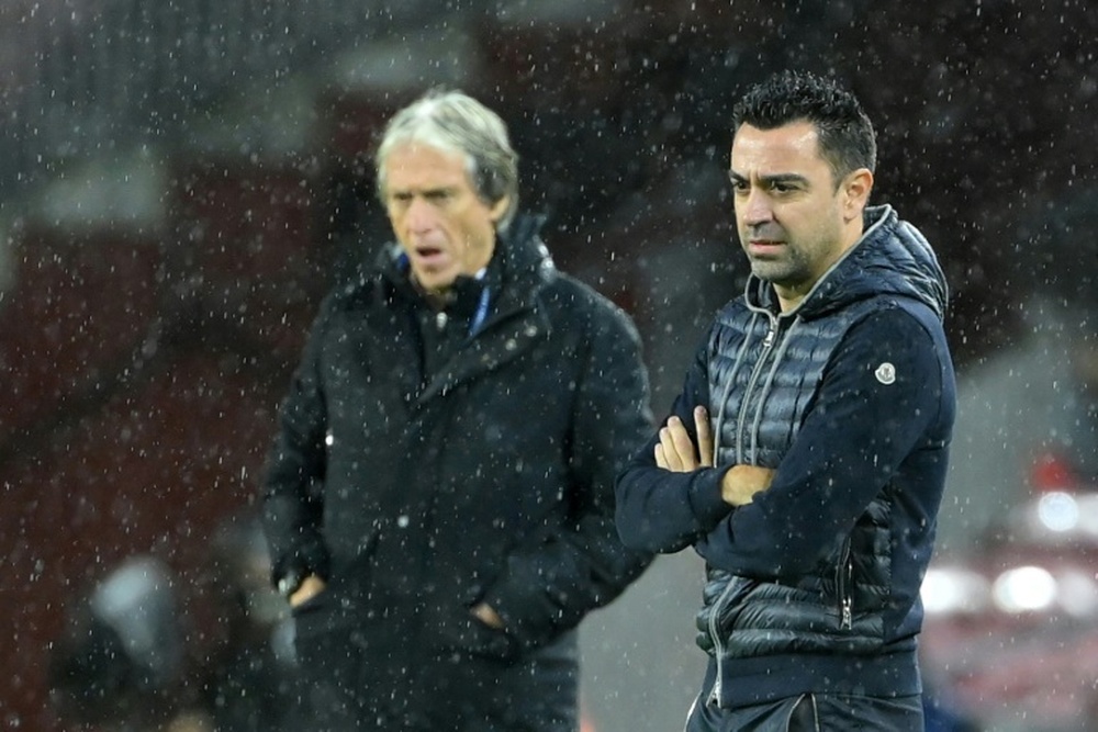 Le Barça de Xavi accroché par Benfica, la qualification en péril. AFP