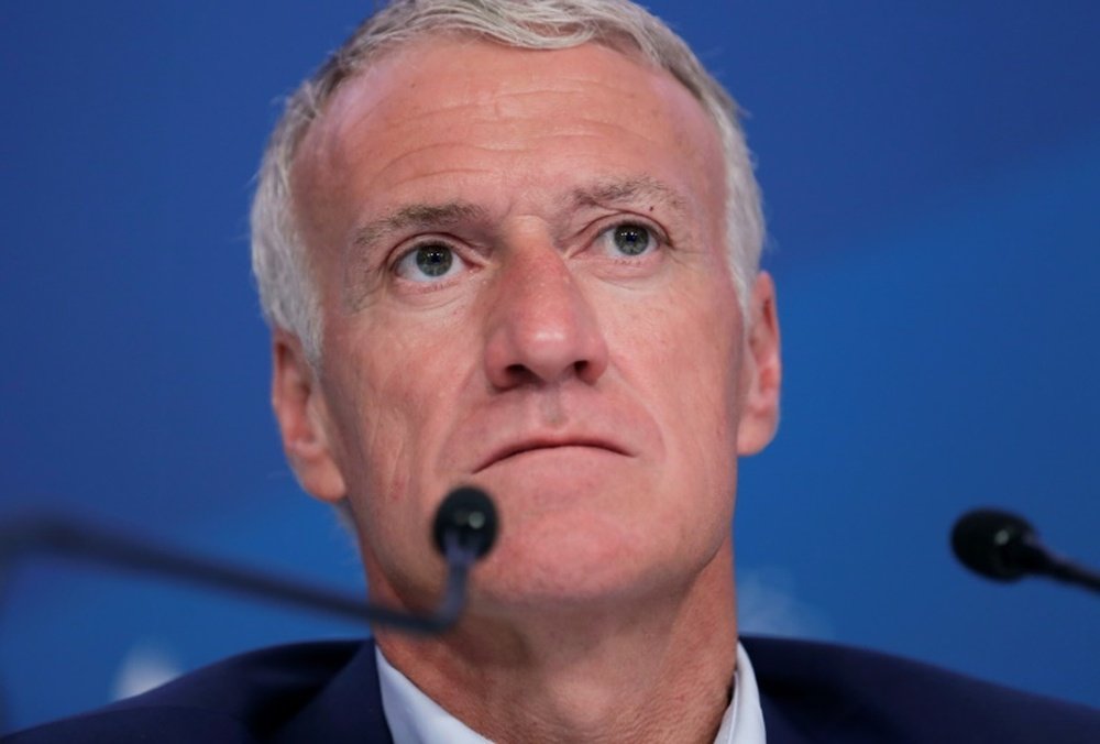 Deschamps a parlé des éliminations des clubs français en Coupes d'Europe. AFP