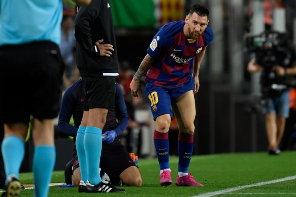 Le Barça gagne contre Villarreal 2-1 mais perd encore Messi. AFP