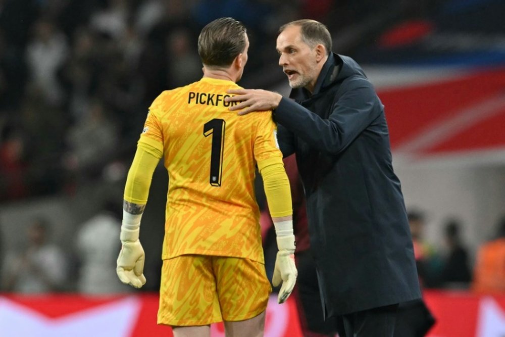 Baptême réussi pour Thomas Tuchel avec l'Angleterre. AFP
