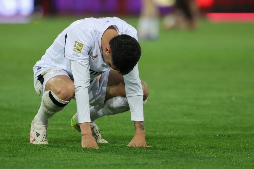 Le joueur du Bayer Leverkusen Exequiel Palacios. AFP