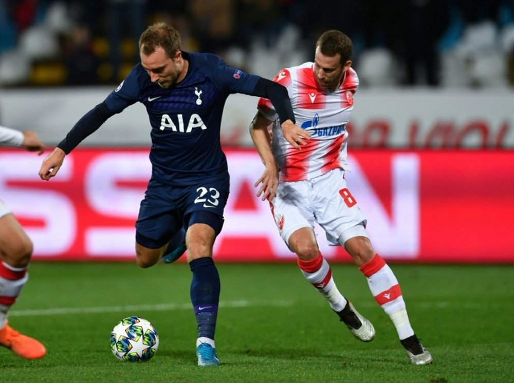 Tottenham corrige Belgrade et entrevoit les huitièmes. AFP
