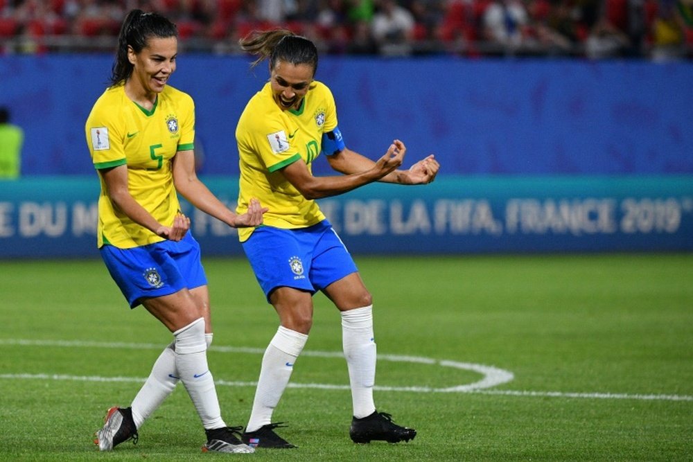 Le Brésil, nom prestigieux mais adversaire prenable. AFP