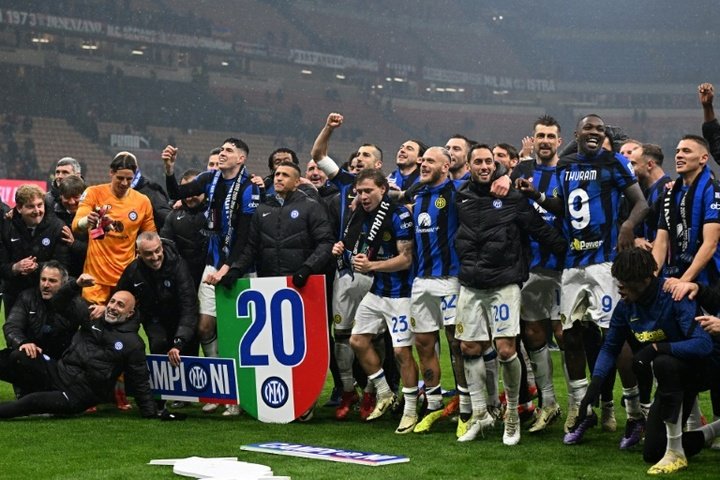 L'Inter Milan encore plus d'étoiles à l'horizon malgré quelques nuages. AFP