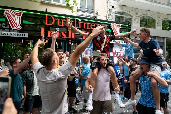 À Istanbul, ambiance de fête avant la finale de la Ligue des champions. AFP