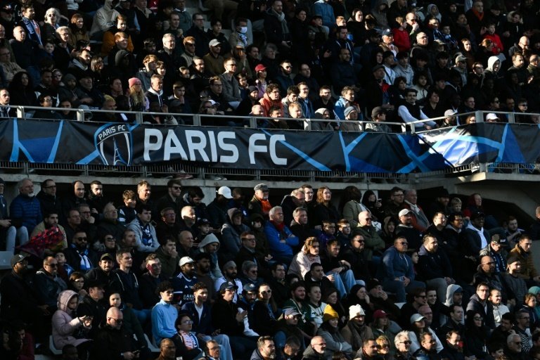 Un match du Paris FC à Charléty le 8 mars 2025. AFP