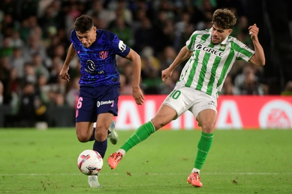 L'international marocain Abde Ezzalzouli avec le Betis. AFP
