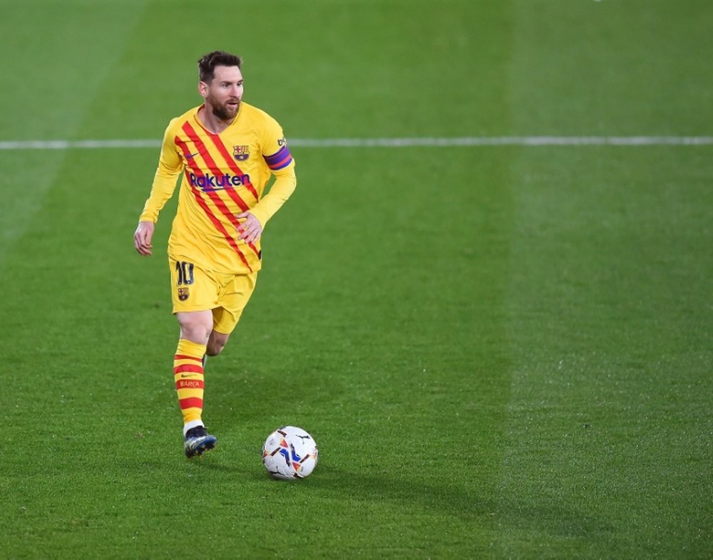 Messi égale Xavi avec 767 matches avec le Barça !. afp