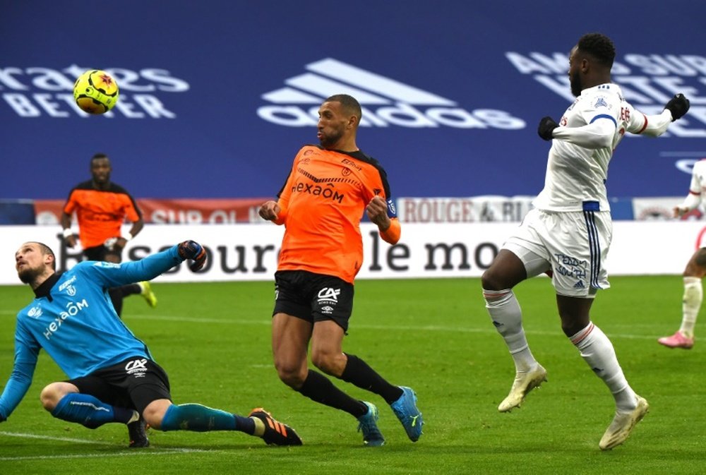 Dembélé retrouve enfin la lumière à Lyon. AFP