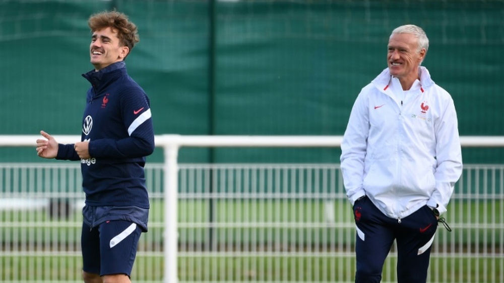 Griezmann ne veut pas rentrer en Espagne en ayant perdu. afp