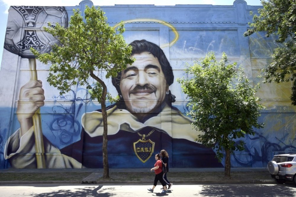 Maradona un an après: pendant les hommages, les procédures continuent. AFP