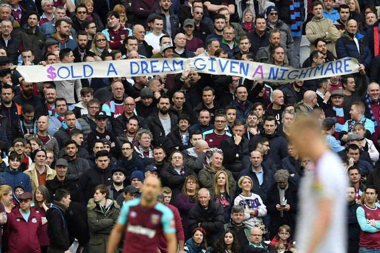 Sécurité renforcée à West Ham. AFP