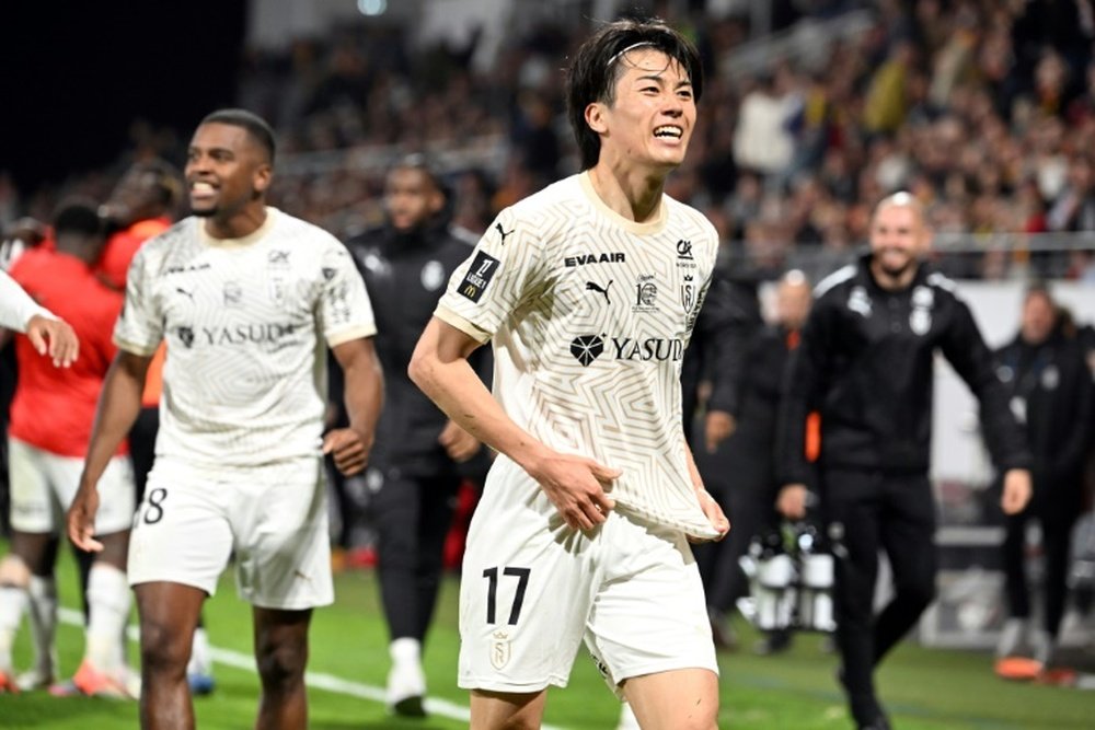Le Japonais Keito Nakamura de Reims. AFP