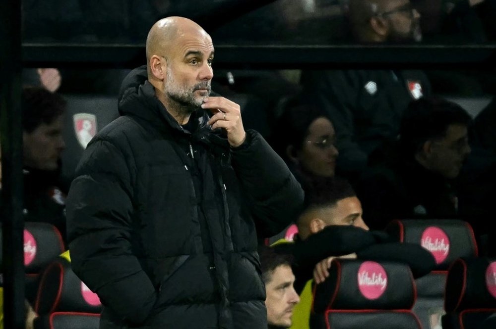 Défaite de l'équipe de Guardiola après 32 matches. AFP