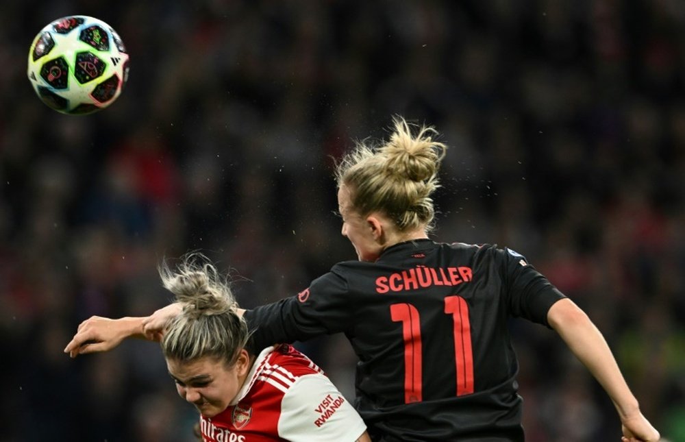 C1: Lea Schüller offre un petit avantage au Bayern sur Arsenal en quarts de finale aller (1-0). AFP