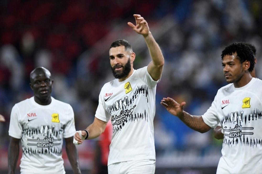 Rnetrée réussie pour Benzema et les siens. AFP
